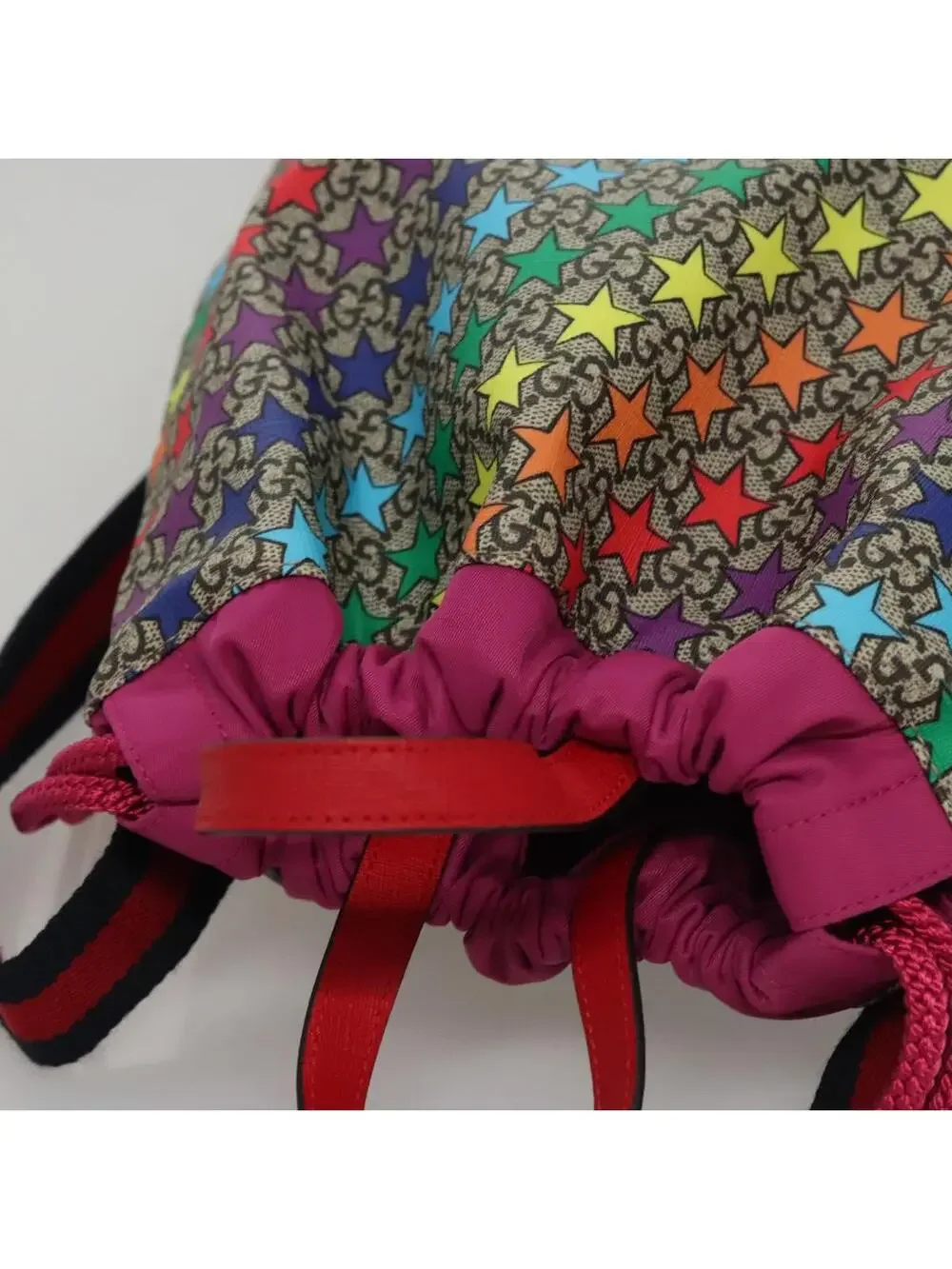 Gucci Gg Supreme Sherry Line Backpack #343989G52B